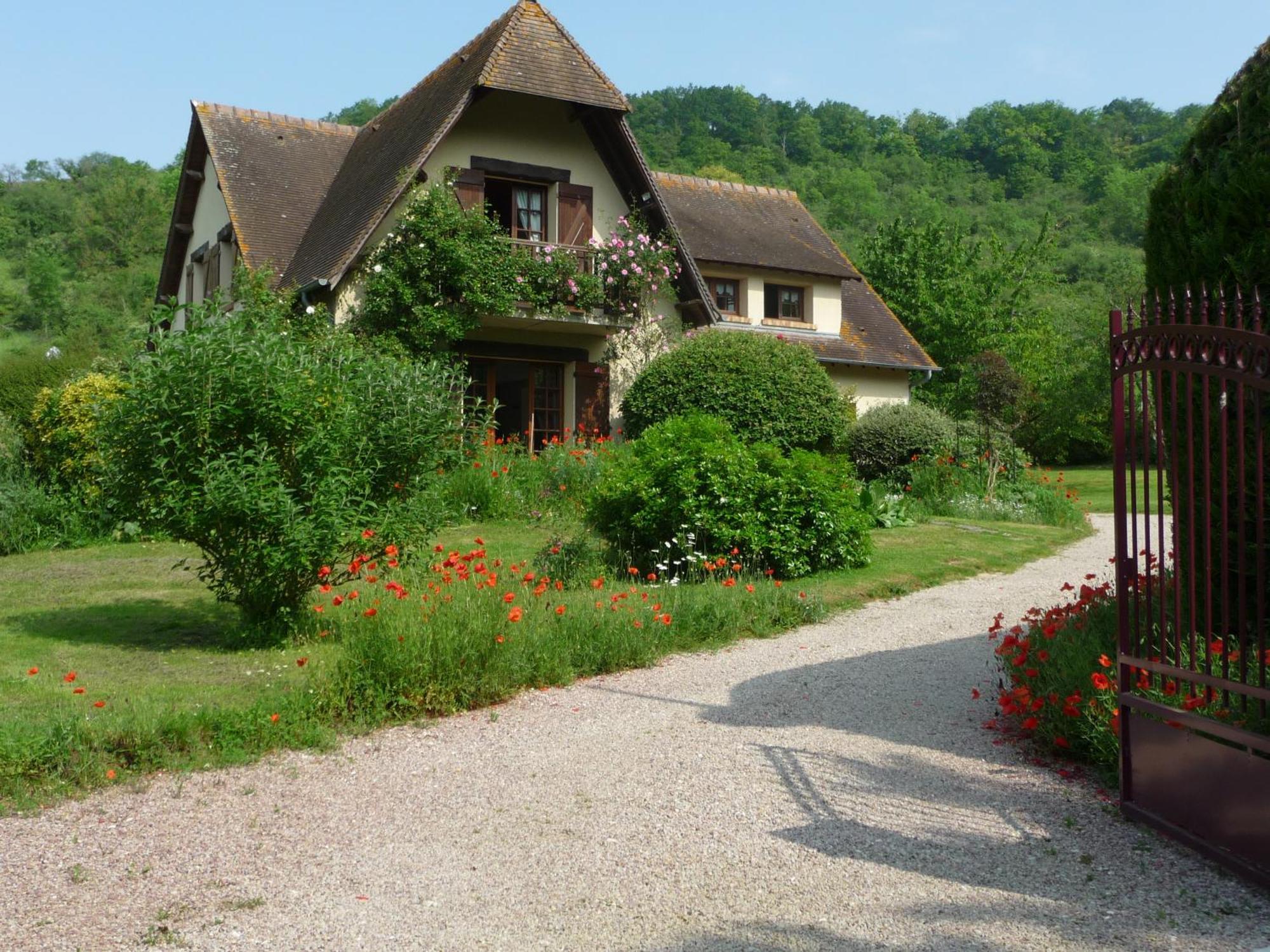 Maison D'Hotes Les Coquelicots Giverny Exterior foto